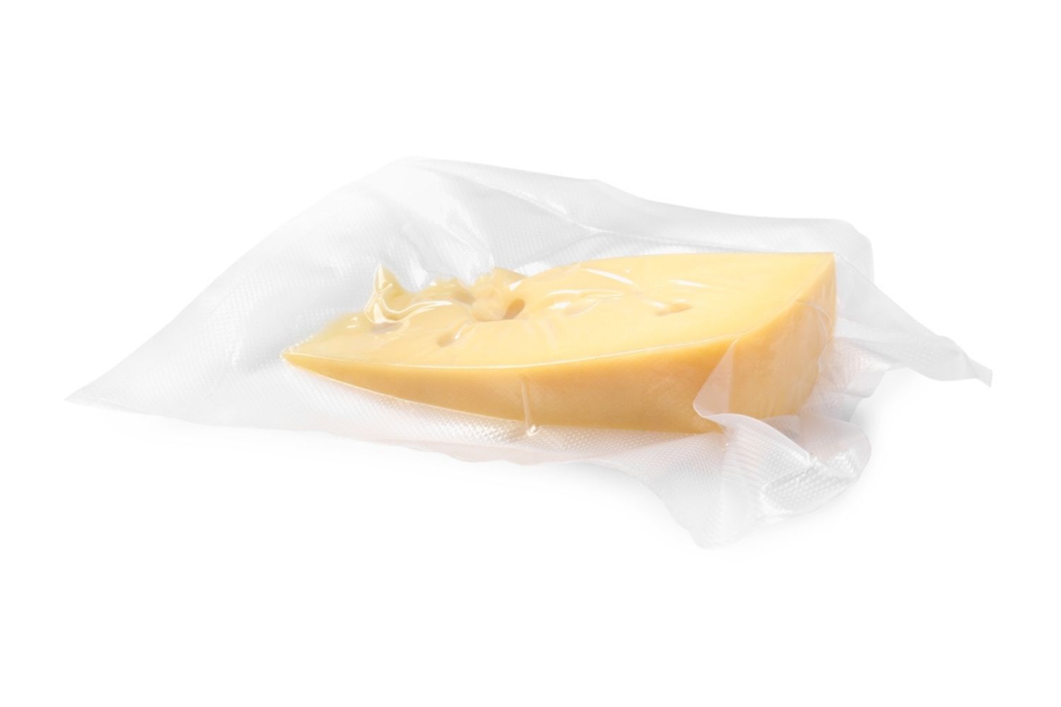 Vacuum-packed cheese